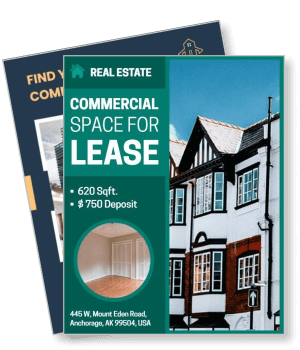 commercial space for lease real estate poster anchorage ak template