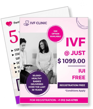 ivf clinic emi option available ivf iui free registration promotion template