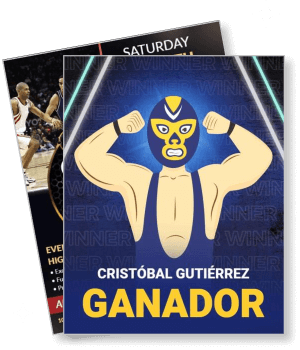 lucha libre wrestler mascot design cristobal gutierrez ganador template