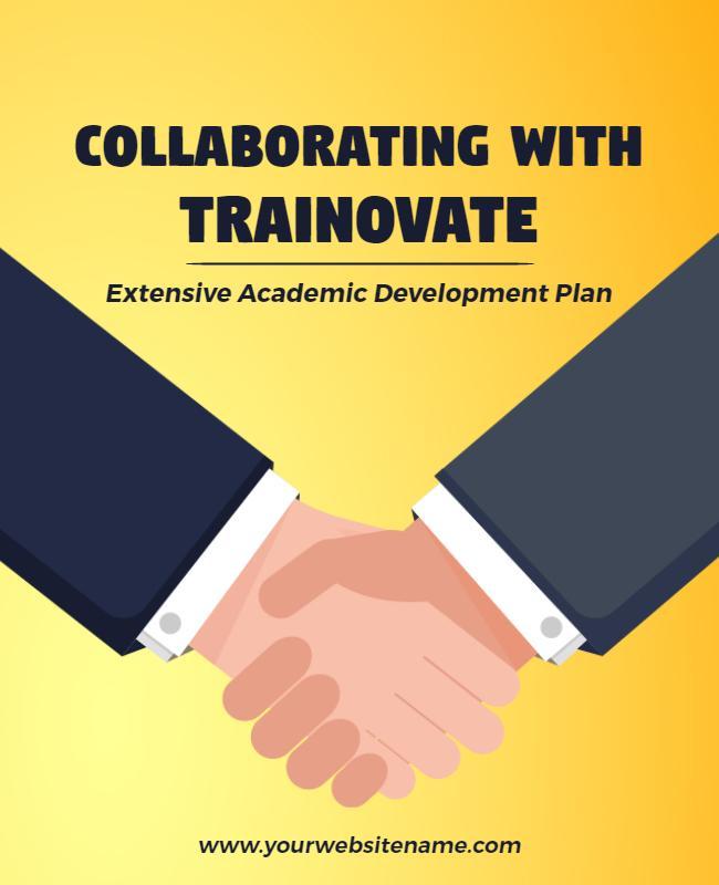 Academic Development Collaboration Flyer Template