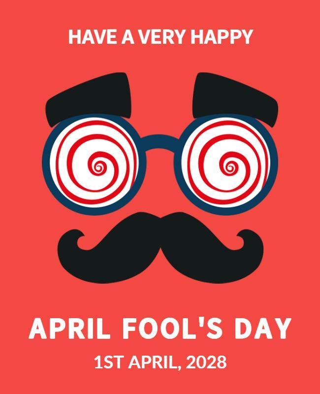 April Fools Day Celebration Flyer Template