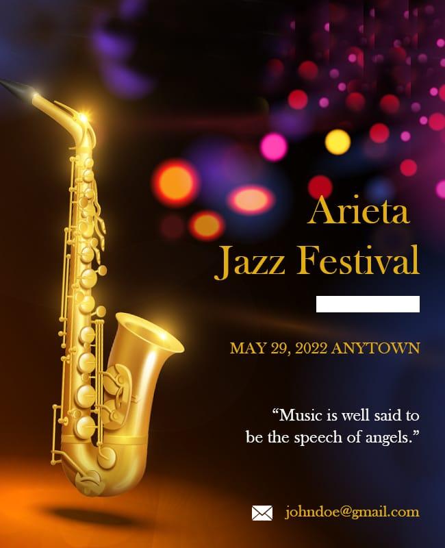 Arieta Jazz Festival Event Flyer Template