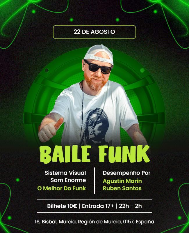 Baile Funk Music Event Flyer Template