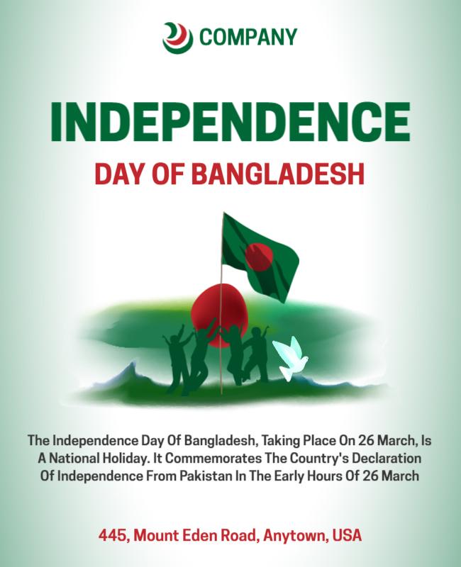 Bangladesh Independence Day Celebration Flyer Template