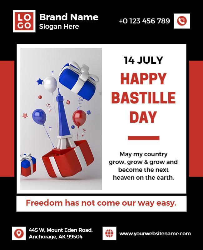 Bastille Day Celebration Event Flyer Template