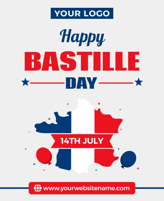 Bastille Day Celebration Event Flyer Template