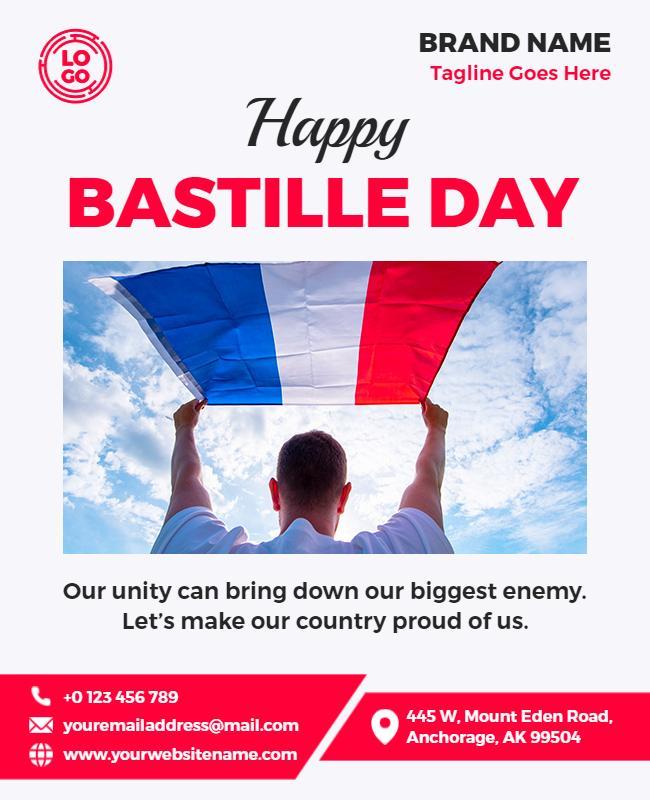 Bastille Day Celebration Event Flyer Template