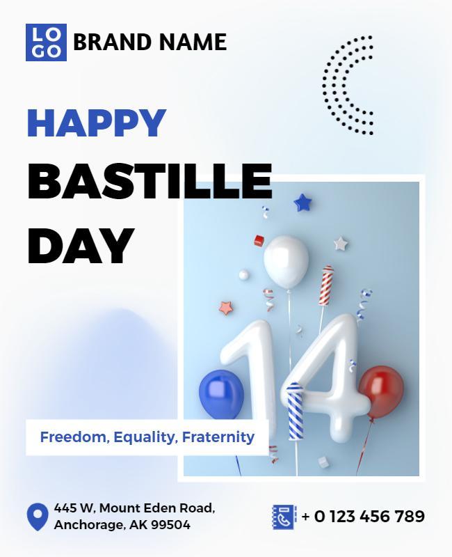 Bastille Day Celebration Event Flyer Template