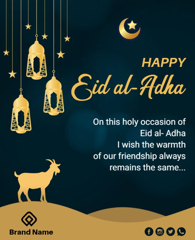 Burnham Eid Al Adha Poster Template