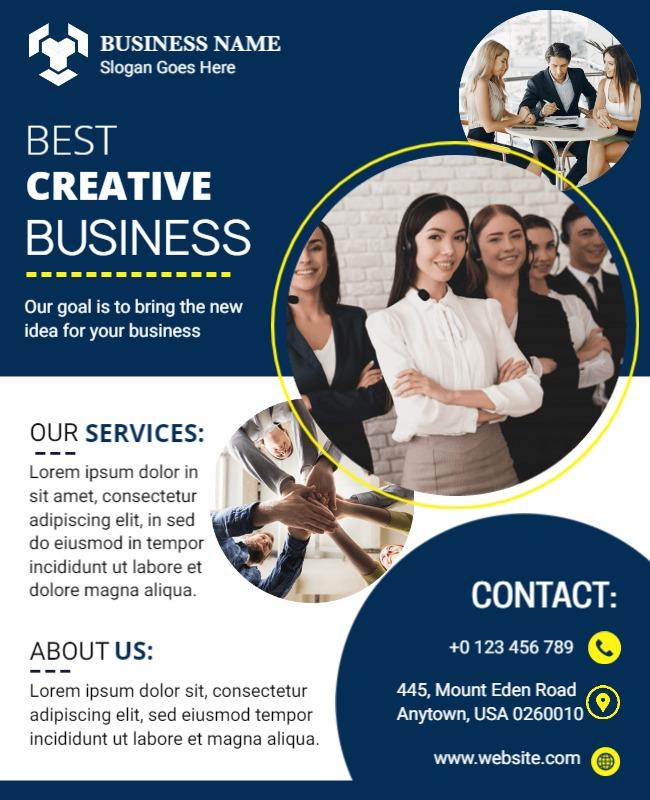 Business Development Services Promotional Flyer Template