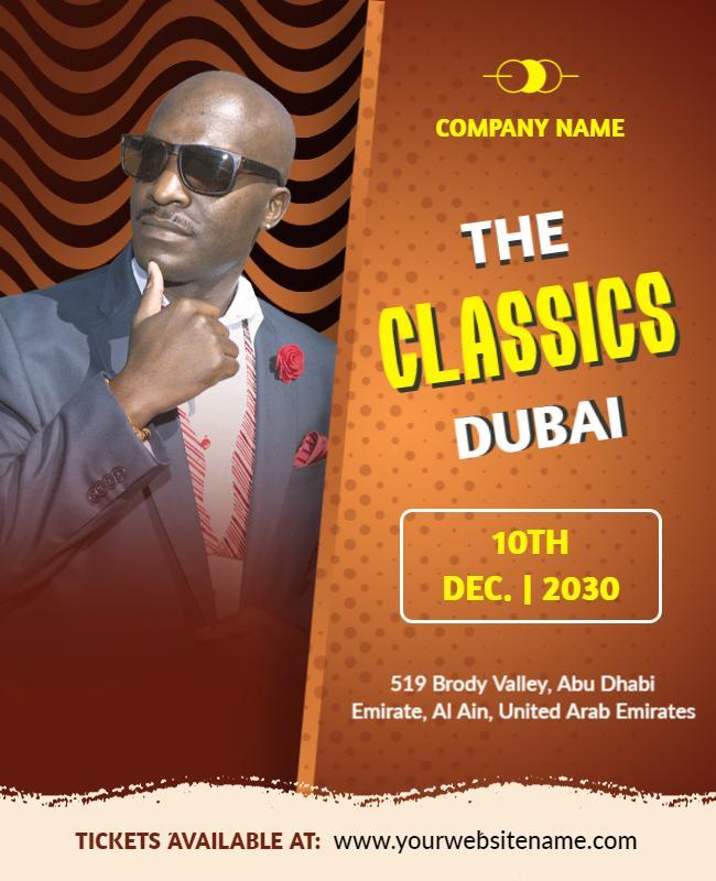 Classic Music Event in Dubai Flyer Template