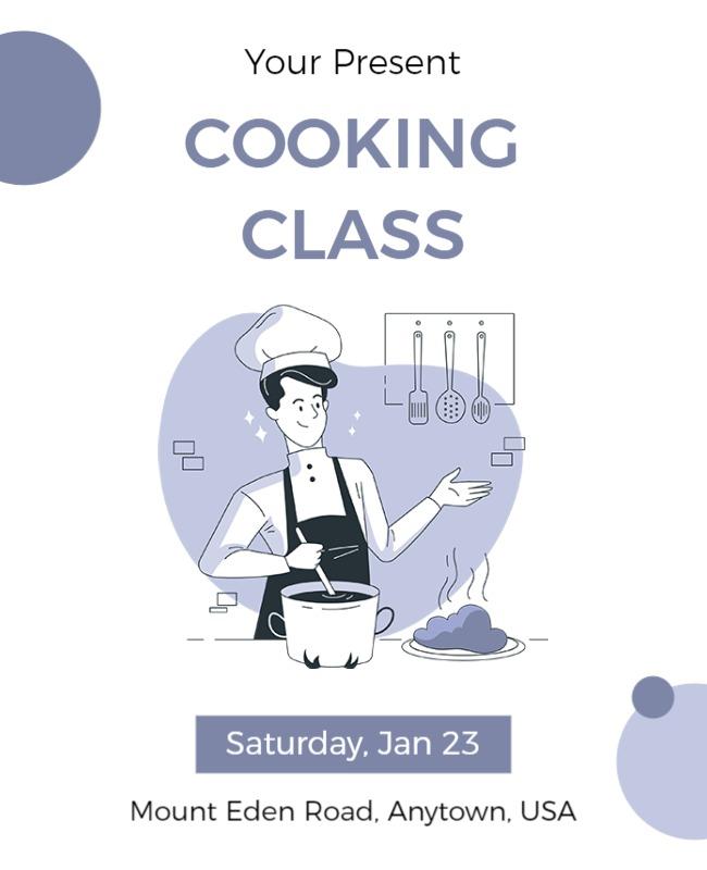 Cooking Class Flyer Template