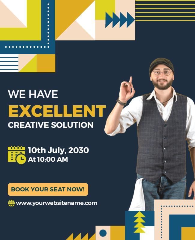 Creative Business Solution Event Flyer Template