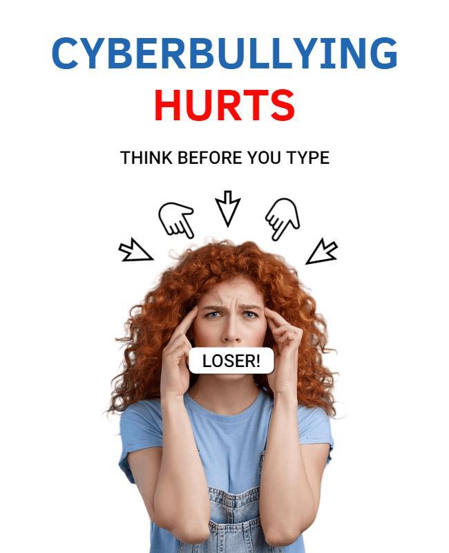 Cyberbullying Poster Template