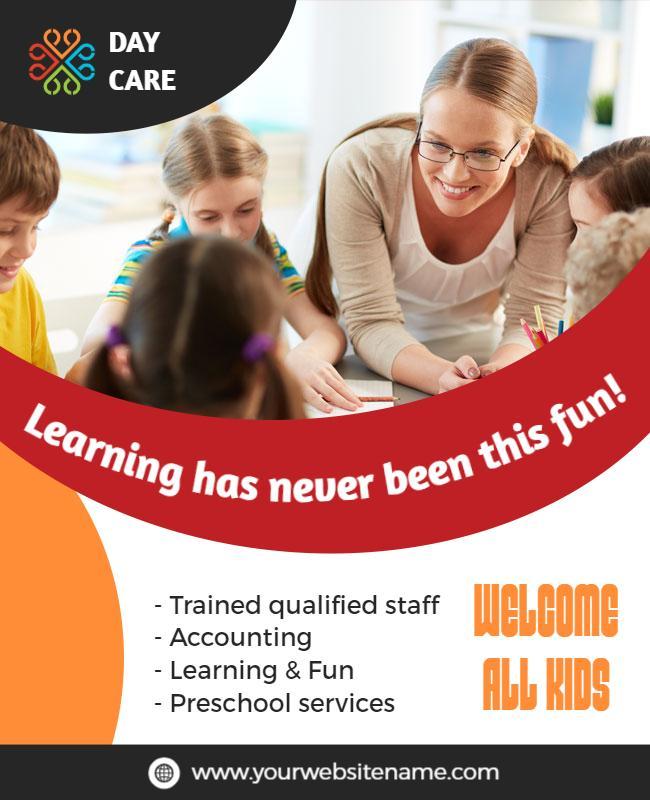 Daycare Training Flyer Template