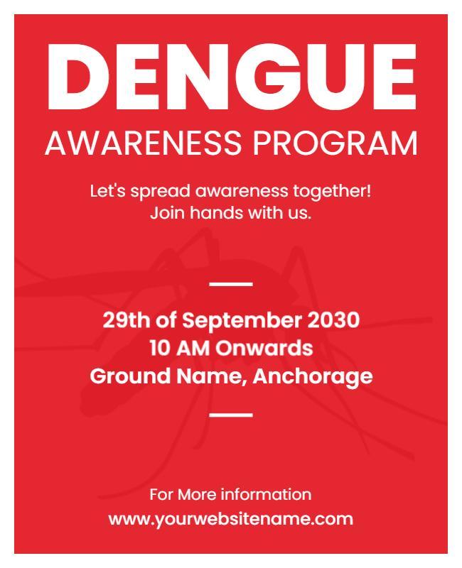 Dengue Awareness Program Event Flyer Template