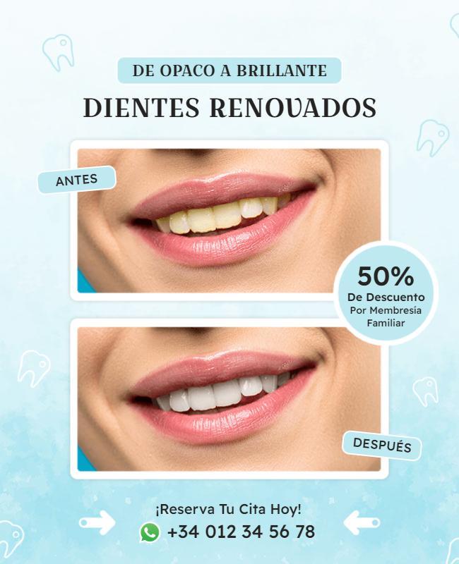 Dental Transformation Smile Flyer Template