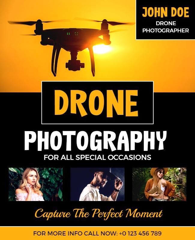 Drone Photography Flyer Template