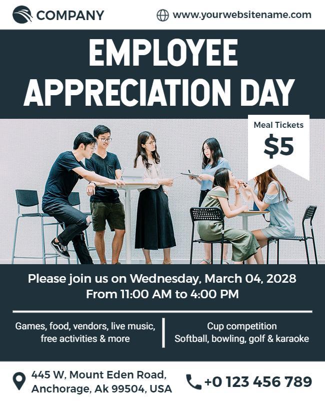 Employee Appreciation Day Event Flyer Template