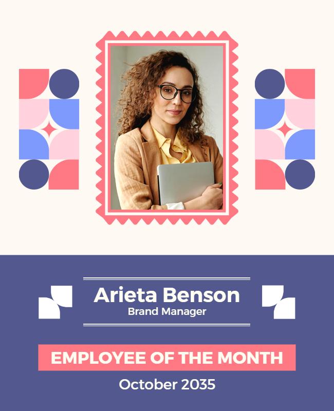 Employee Of the Month Recognition Flyer Template