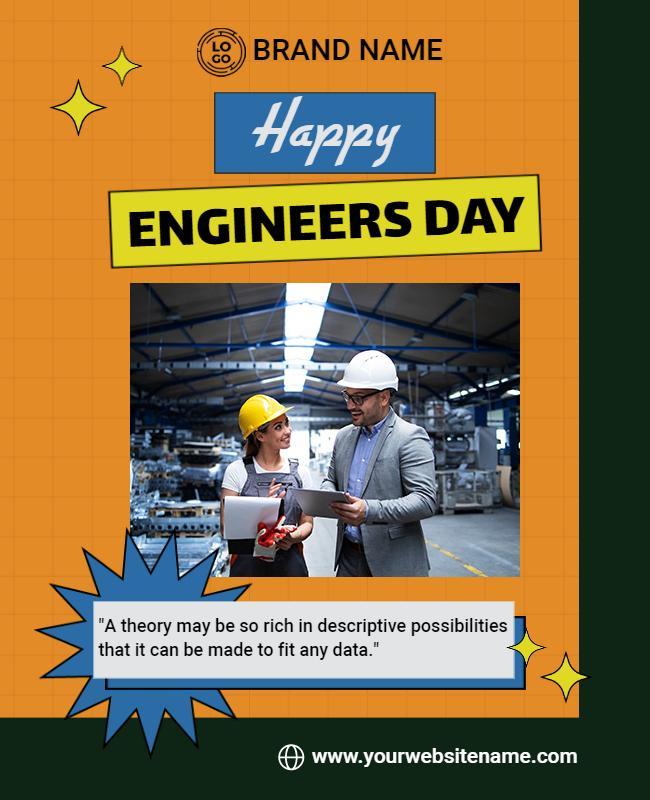 Engineers Day Celebration Event Flyer Template