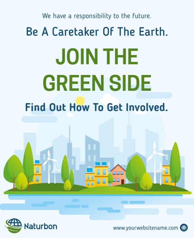 Environmental Awareness Community Event Flyer Template