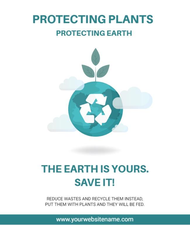 Environmental Conservation Awareness Flyer Template