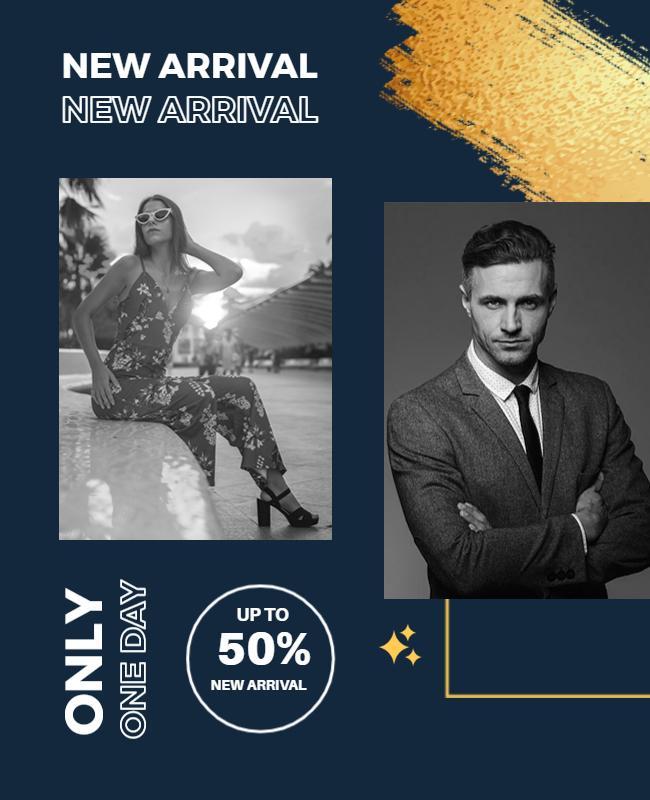 Fashion Sale Event Promotional Flyer Template