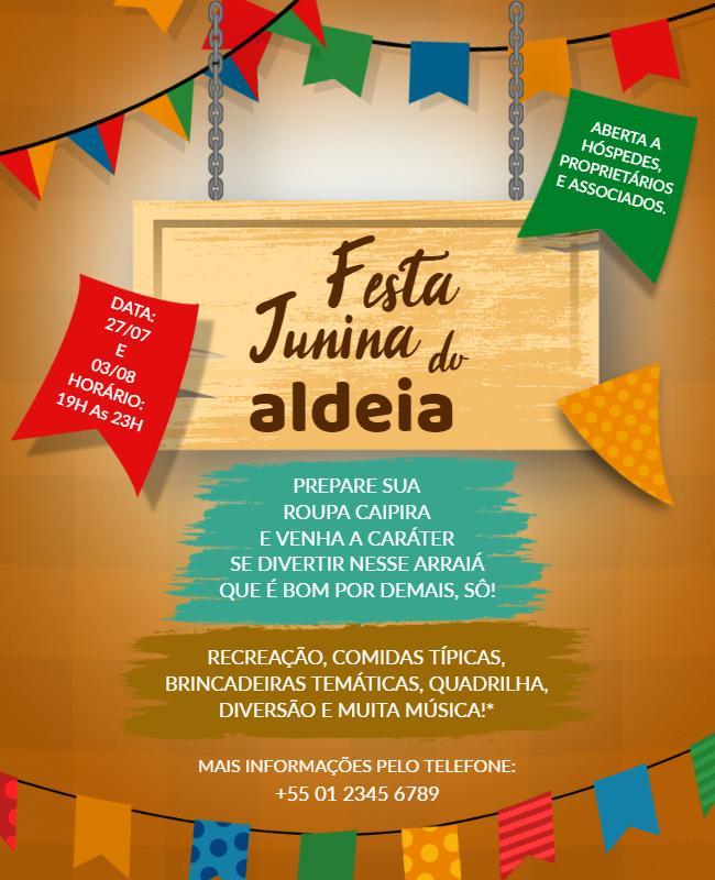 Festa Junina Celebration Event Flyer Template