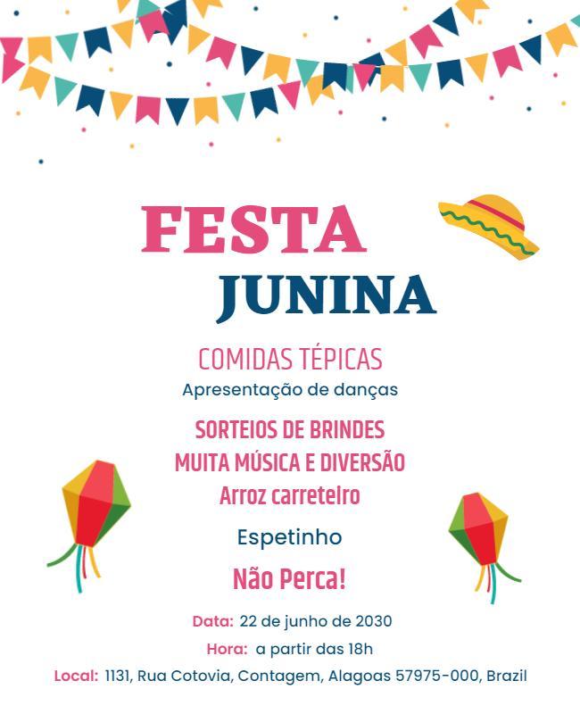 Festa Junina Celebration Event Flyer Template