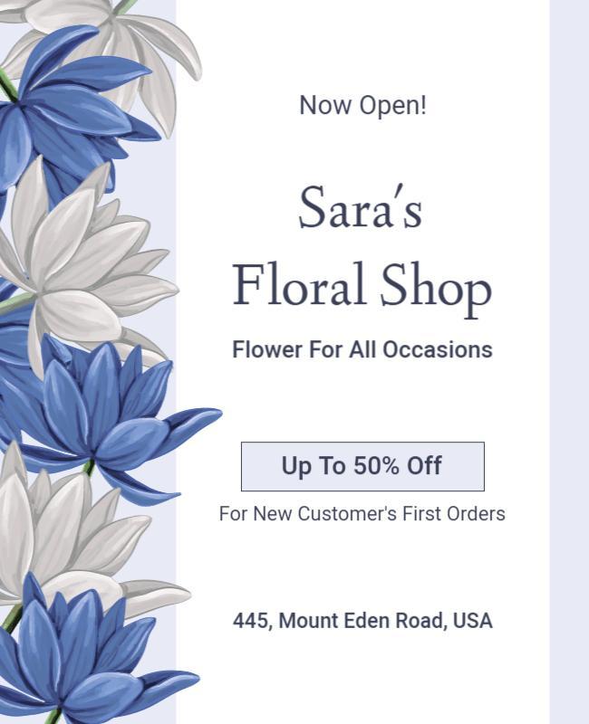 Floral Shop Flyer Template