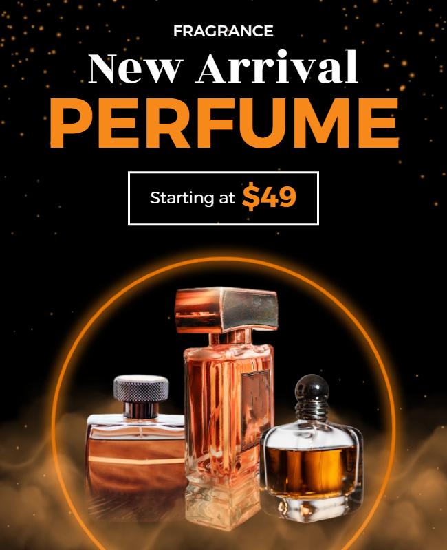 Fragrance Collection Promotional Flyer Template