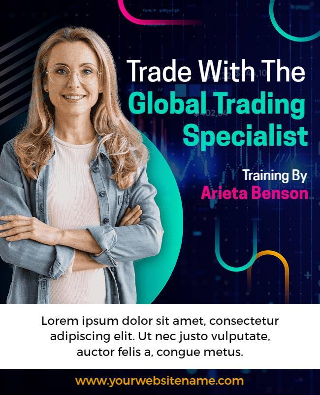 Global Trading Specialist Training Flyer Template