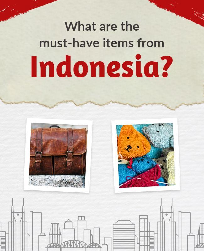 Indonesian Must Have Items Promotion Flyer Template