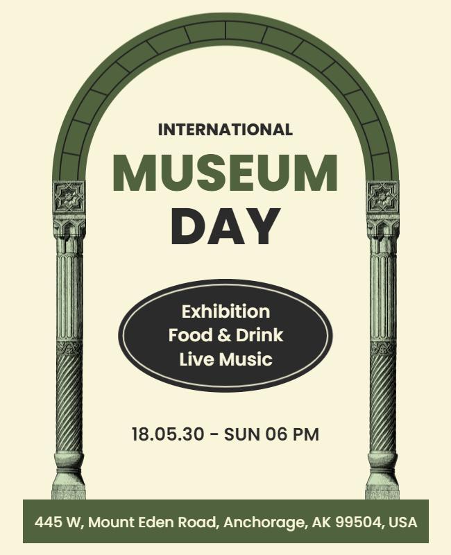 International Museum Day Event Flyer Template