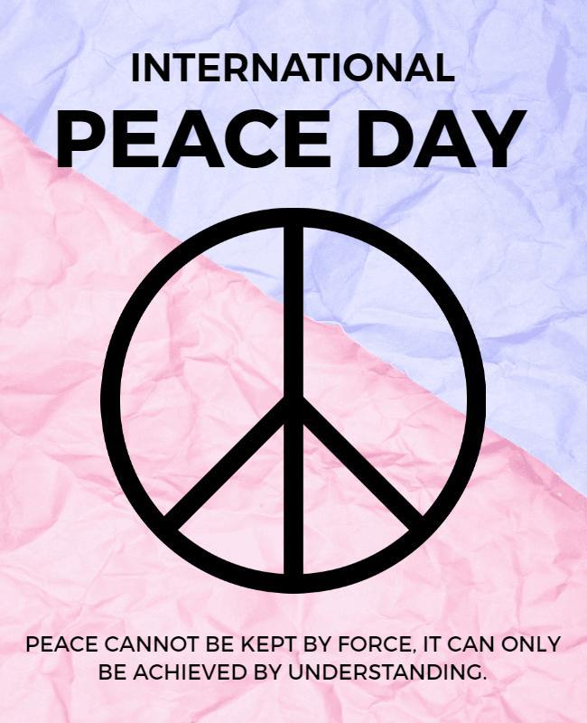 International Peace Day Celebration Flyer Template