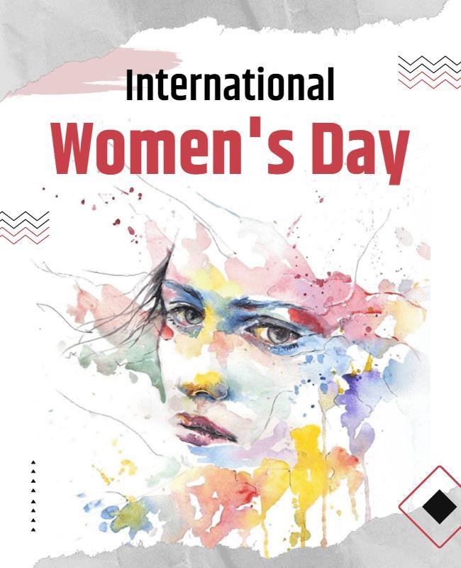 International Womens Day Celebration Flyer Template