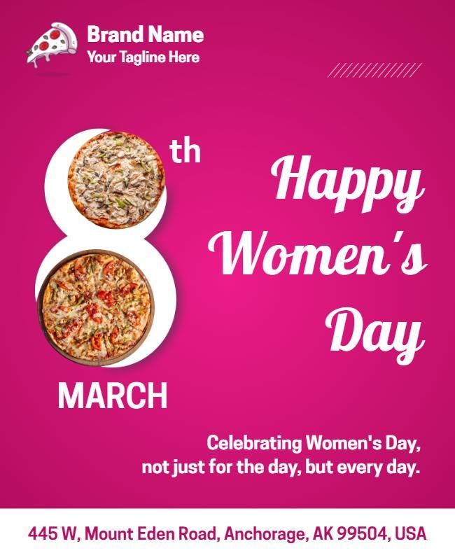 International Womens Day Celebration Flyer Template