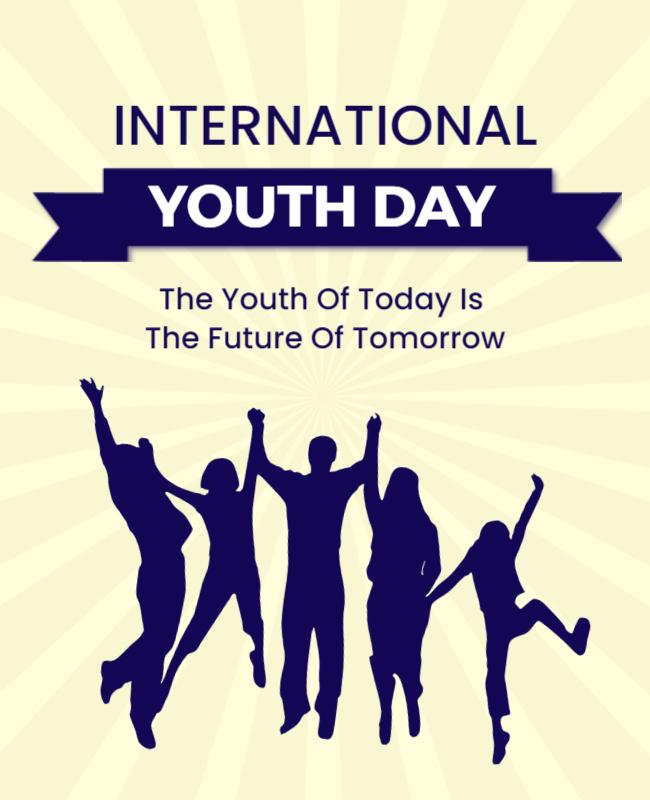 International Youth Day Celebration Flyer Template