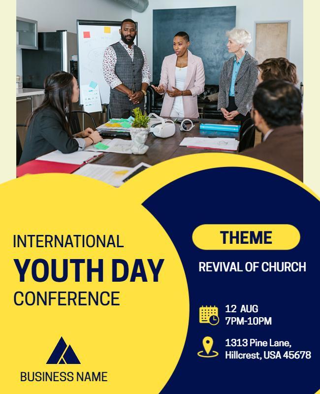 International Youth Day Conference Flyer Template