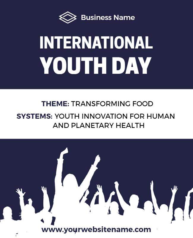 International Youth Day Event Flyer Template