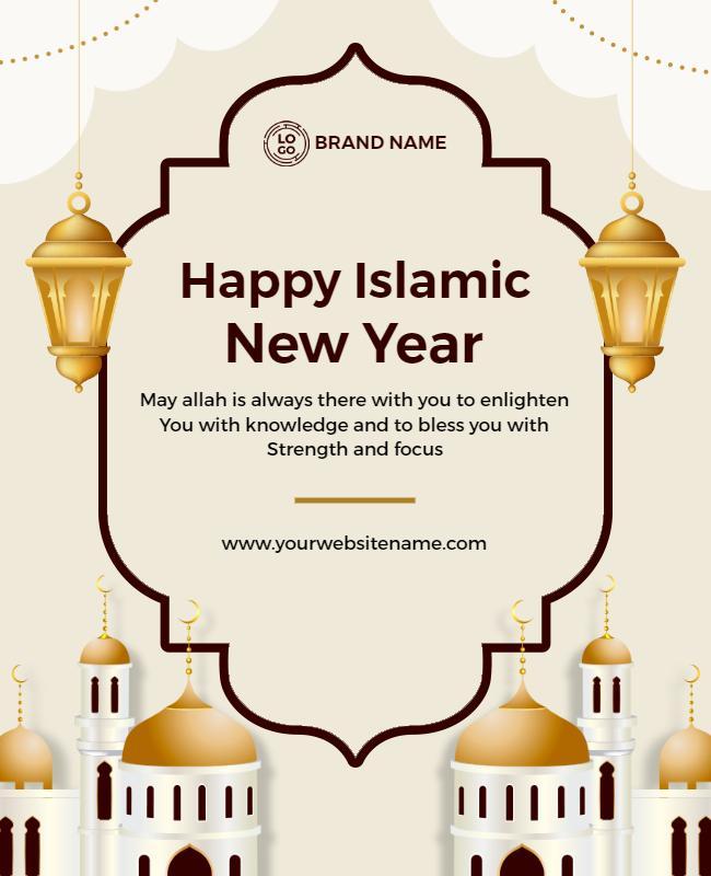 Islamic New Year Celebration Flyer Template