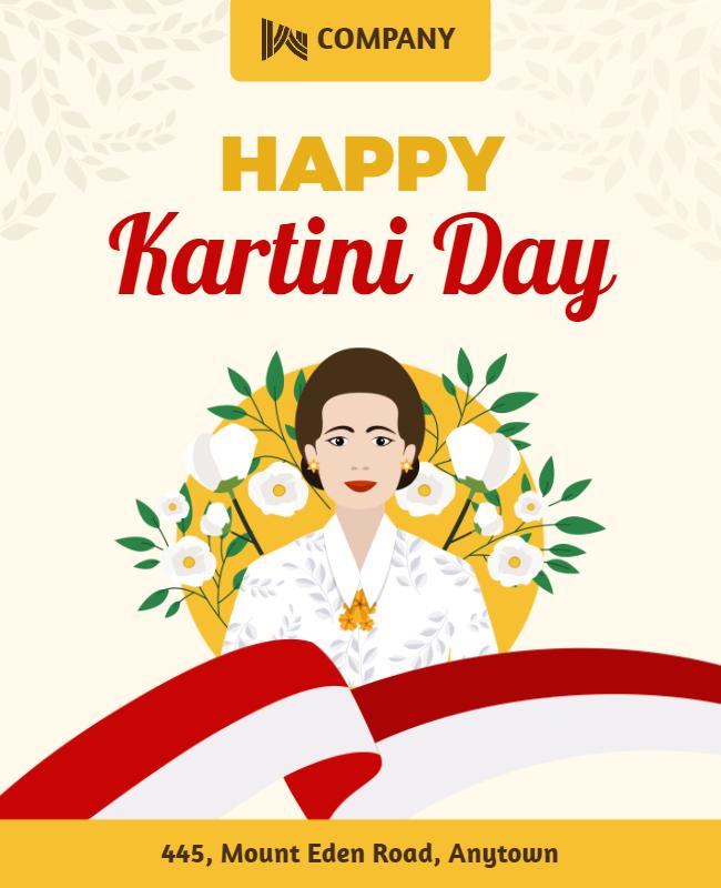 Kartini Day Celebration Event Flyer Template