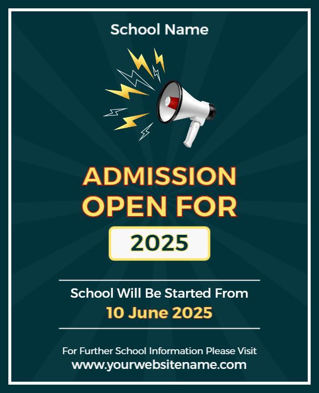 Madras School Flyer Template