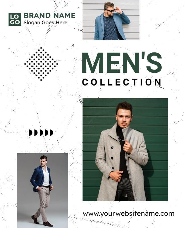 Mens Fashion Collection Promotional Flyer Template