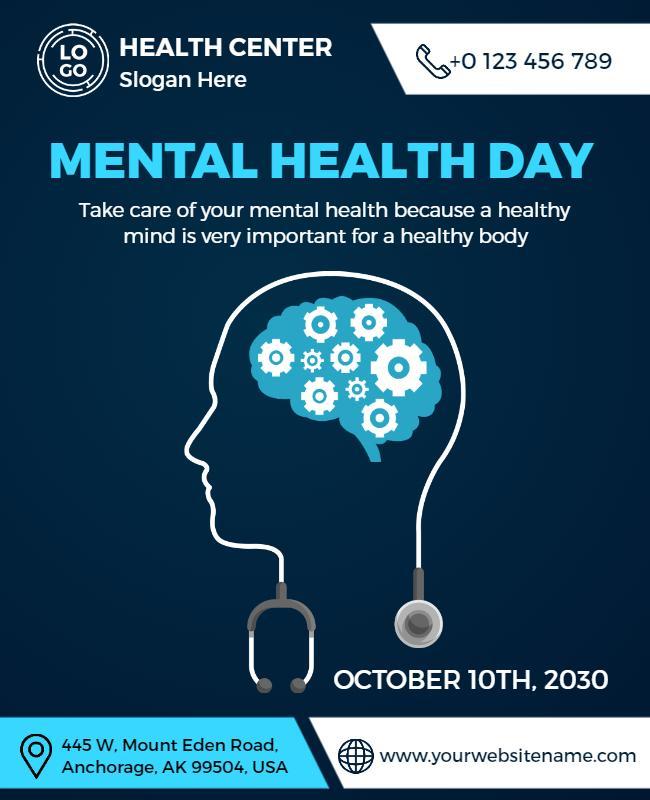 Mental Health Awareness Event Flyer Template