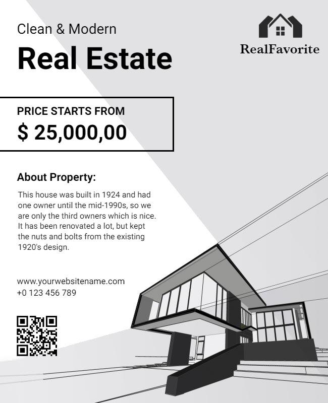 Real Estate Flyer