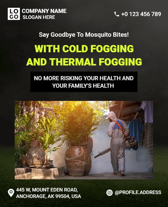 Mosquito Control Services Promotional Flyer Template