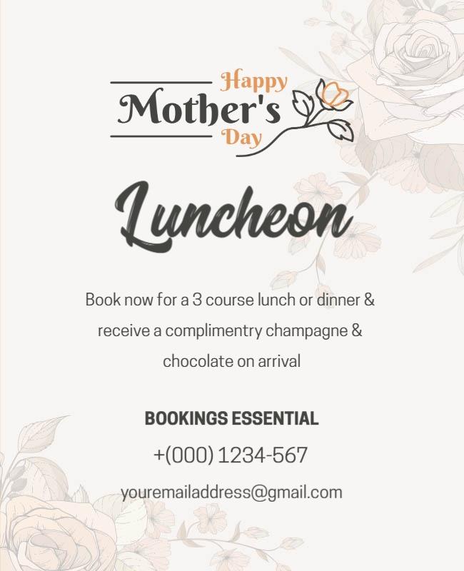 Mothers Day Flyer