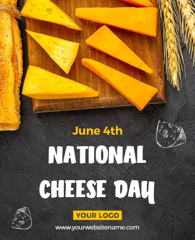 National Cheese Day Celebration Flyer Template